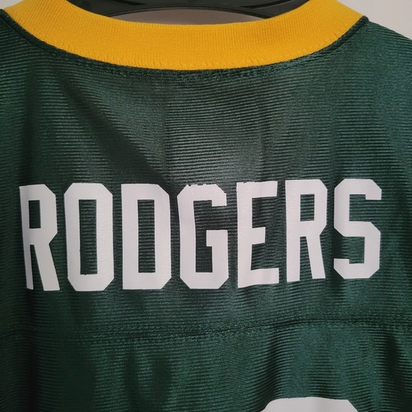 Green Bay Packers Rodgers #12 NFL Jersey Youth Size L (12/14) - Picture 3 of 6
